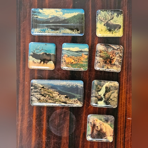 Artistic Mini Magnet Set with Vintage Designs - Picture 5 of 7
